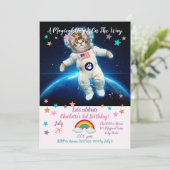 宇宙の猫宇宙飛行士 招待状 (スタンド正面)
