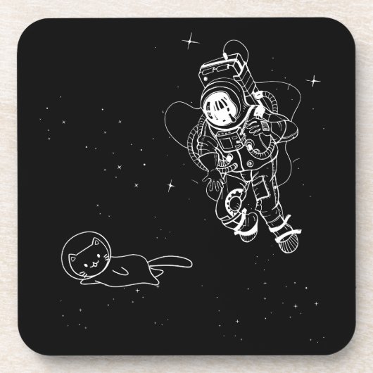 宇宙の猫 コースター (正面)