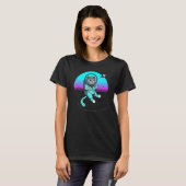 宇宙の猫 ネコ好きのための宇宙猫 2 Tシャツ (正面フル)