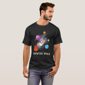 宇宙の猫 ミャウター・スペース Tシャツ (正面フル)