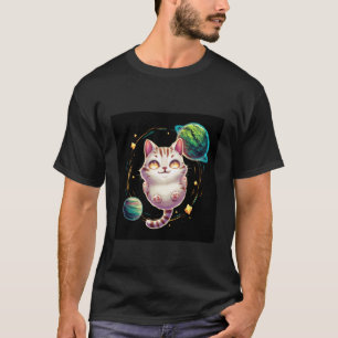 宇宙の猫 Tシャツ