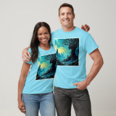 宇宙の生命の木ファンタジー Tシャツ (ユニセックス)