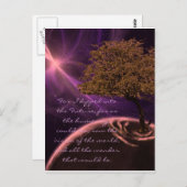 宇宙の生命の木 ポストカード (正面/裏面)