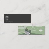 宇宙の男の子の抽象芸術のプロフィールカード スキニー名刺 (正面/裏面)