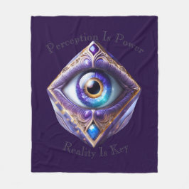 宇宙の目08a フリースブランケット