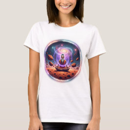 宇宙の瞑想者 女性用Tシャツ Tシャツ