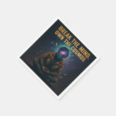 宇宙の瞑想：「心を壊し、宇宙を所有 スタンダードカクテルナプキン (角)
