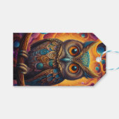 宇宙の知恵のオウル ギフトタグ (正面(横))