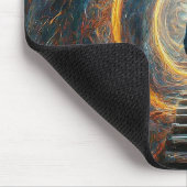 宇宙の神聖な未知の外に自信のない徘徊 マウスパッド (コーナー)