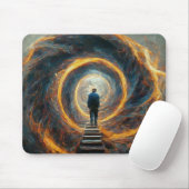 宇宙の神聖な未知の外に自信のない徘徊 マウスパッド (マウス)