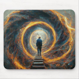 宇宙の神聖な未知の外に自信のない徘徊 マウスパッド