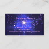 宇宙の禅紫水晶蓮花星 名刺 (裏面)
