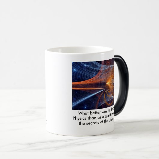 宇宙の秘密を解くこと モーフィングマグカップ (正面右)