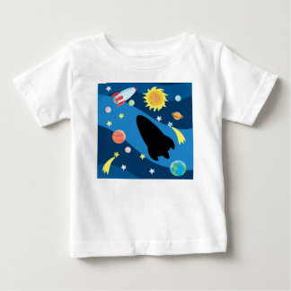 宇宙の空 ベビーTシャツ