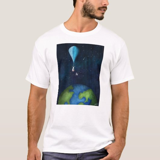 宇宙の端から戻ること Tシャツ (正面)