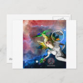 宇宙の笑い ポストカード (正面/裏面)