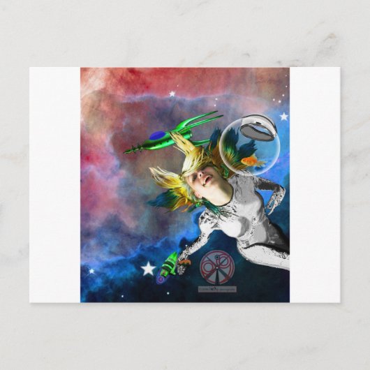 宇宙の笑い ポストカード (正面)