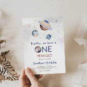 宇宙の第1の誕生日招待状 招待状