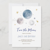 宇宙の第2の誕生日招待状 招待状 (正面)