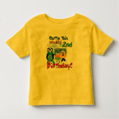 宇宙の第2誕生日のTシャツおよびギフト トドラーTシャツ (正面)