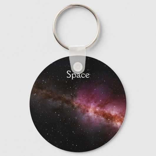 宇宙の絵 キーホルダー (正面)