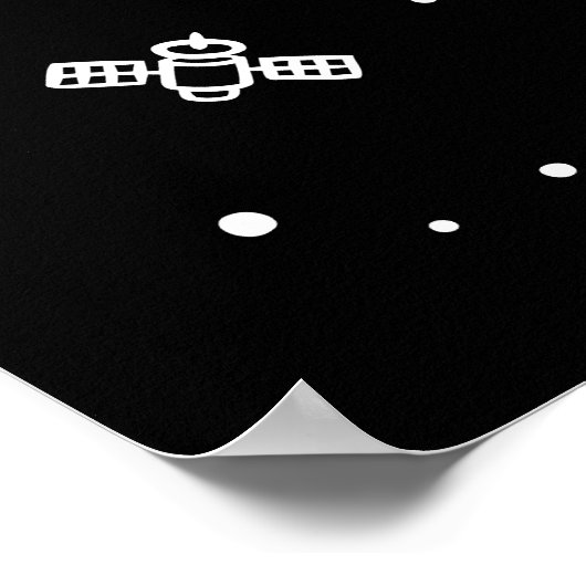 宇宙の緑と赤のパラショロフォスディノス ポスター (角)