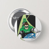 宇宙の緑のランタン 缶バッジ (正面&裏面)