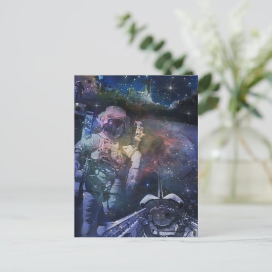 宇宙の美しいを探る ポストカード (スタンド正面)