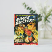 宇宙の美しいエイリアン女性への侵略 ポストカード (スタンド正面)