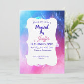 宇宙の美しい羽根 招待状 (スタンド正面)