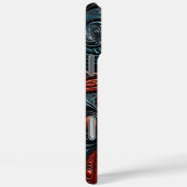 宇宙の色の複雑鮮やかなエイリアンデザイン Case-Mate iPhoneケース (裏面 / 右)