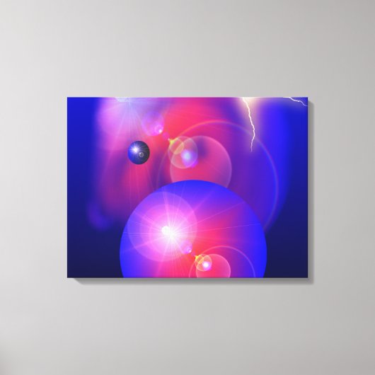 宇宙の色 – キャンバスプリント (正面)