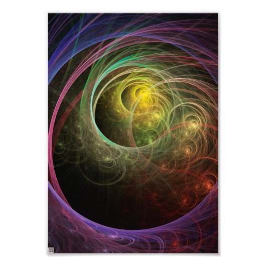 宇宙の花火 フォトプリント            (正面)