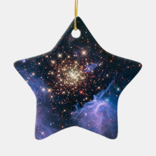 宇宙の花火 天体の星 セラミックオーナメント (正面)