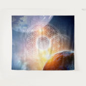 宇宙の花 タペストリー (正面(横))