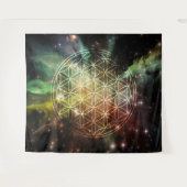 宇宙の花 タペストリー (正面(横))