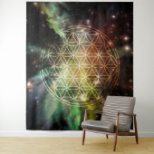 宇宙の花 タペストリー (インサイチュ)