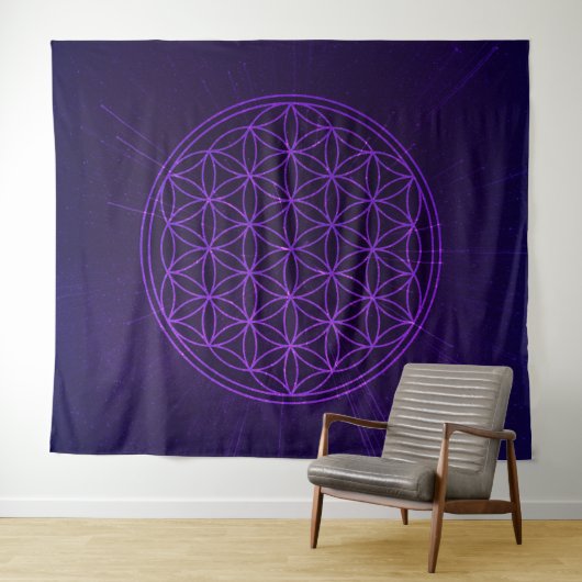 宇宙の花 タペストリー (インサイチュ(横))