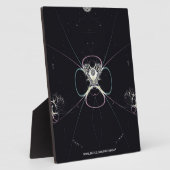 宇宙の花 フォトプラーク (側面)