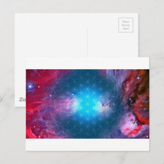宇宙の花 ポストカード (正面/裏面)