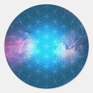 宇宙の花 ラウンドシール