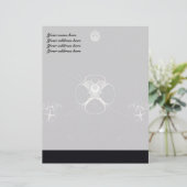 宇宙の花 便箋 レターヘッド (スタンド正面)