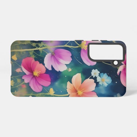 宇宙の花 SAMSUNG GALAXYケース (裏面横)