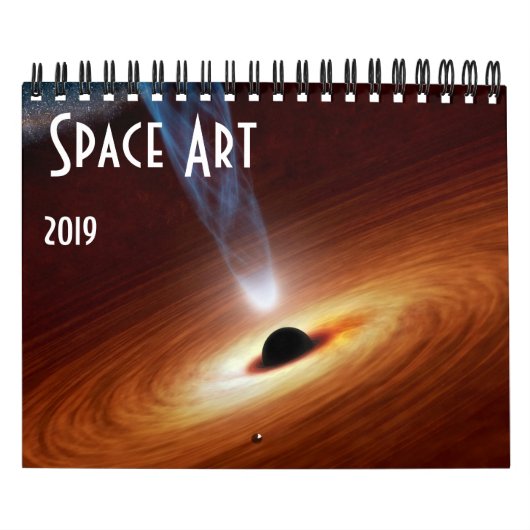 宇宙の芸術の天文学の宇宙カレンダー2019年 カレンダー (カバー)