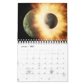宇宙の芸術の天文学の宇宙カレンダー2019年 カレンダー (1月 2027)