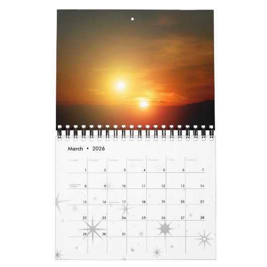 宇宙の芸術の天文学の宇宙カレンダー2019年 カレンダー (3月 2026)