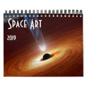 宇宙の芸術の天文学の宇宙カレンダー2019年 カレンダー (カバー)