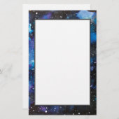 宇宙の芸術の水彩画の銀河系 便箋 (正面/裏面)