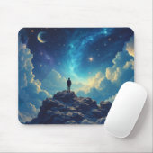宇宙の芸術を見つめて マウスパッド (マウス)