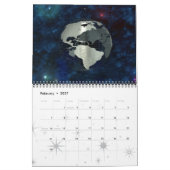 宇宙の芸術 カレンダー (2月 2027)